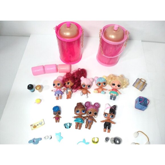 LOL Surprise Doll Lot Of 8 MGA ENTERTAINMENT 3 inch Dolls & Accessories - Picture 5 of 5